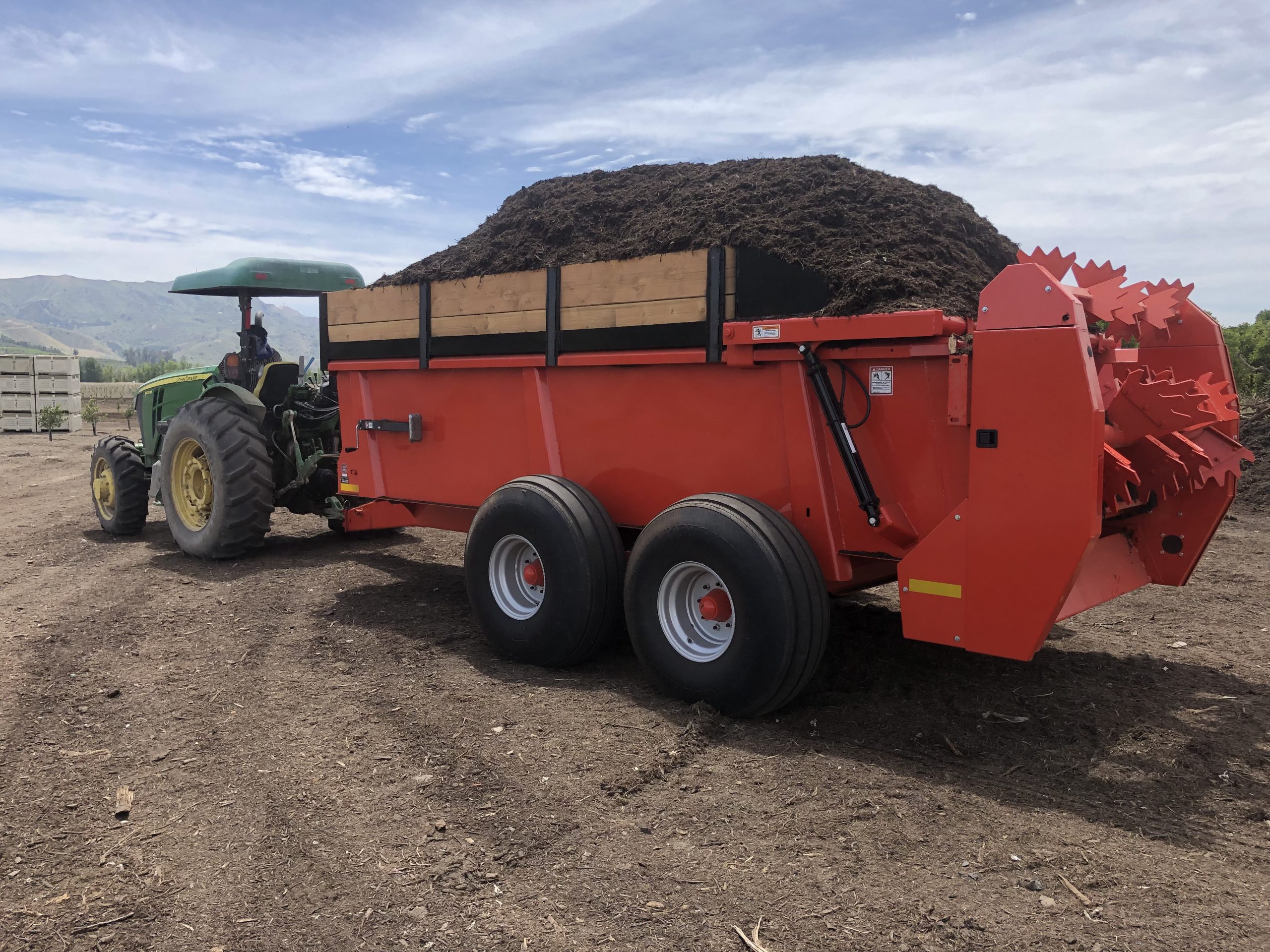 mulch spreading projects